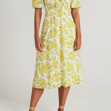 Faithfull - Velika Midi Dress Morello Floral Print - Final Sale