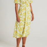 Faithfull - Velika Midi Dress Morello Floral Print - Final Sale