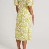Faithfull - Velika Midi Dress Morello Floral Print - Final Sale