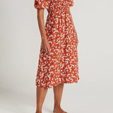 Faithfull - Velika Midi Dress Valencia Floral Print - Final Sale