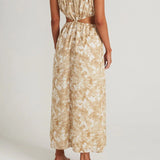 Faithfull - Celina Midi Dress Roos Tie Dye Stone - Final Sale