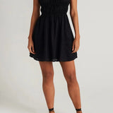 Faithfull - Shivka Mini Dress Plain Black - Final Sale