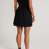 Faithfull - Shivka Mini Dress Plain Black - Final Sale