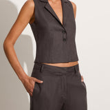 Faithfull - Gabriel Top Charcoal - Final Sale