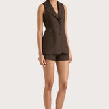 Faithfull - Josette Vest Chocolate - Final Sale