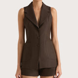 Faithfull - Josette Vest Chocolate - Final Sale
