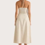 Faithfull - Marie Midi Dress Natural - Final Sale