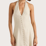 Faithfull - Marie Midi Dress Natural - Final Sale