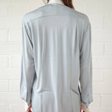 Conner Ives - Silk Jersey Winged Collar Shirt
