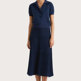 Faithfull - Sable Polo Shirt Navy - Final Sale