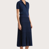 Faithfull - Sable Polo Shirt Navy - Final Sale