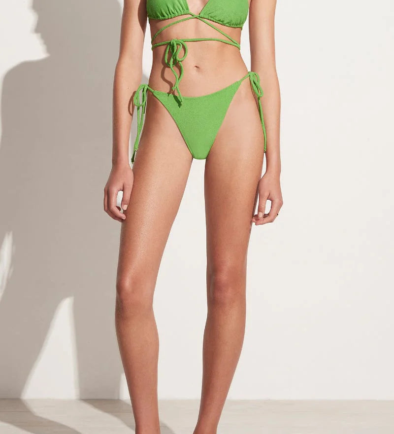 Faithfull - Marzia Bikini Top Kiwifruit Towelling - Final Sale