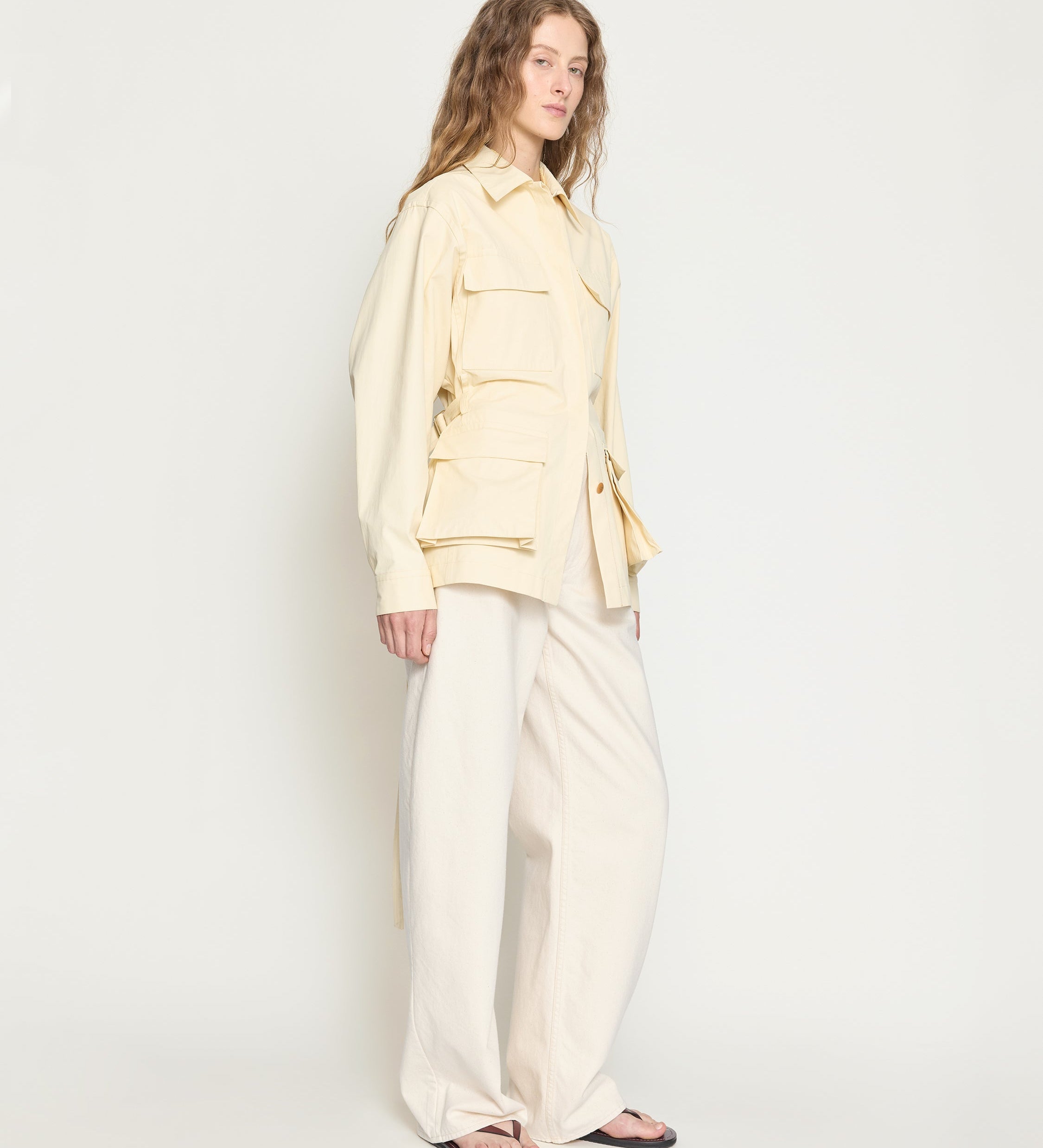 OSSOU - Field Jacket in Butter