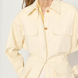 OSSOU - Field Jacket in Butter