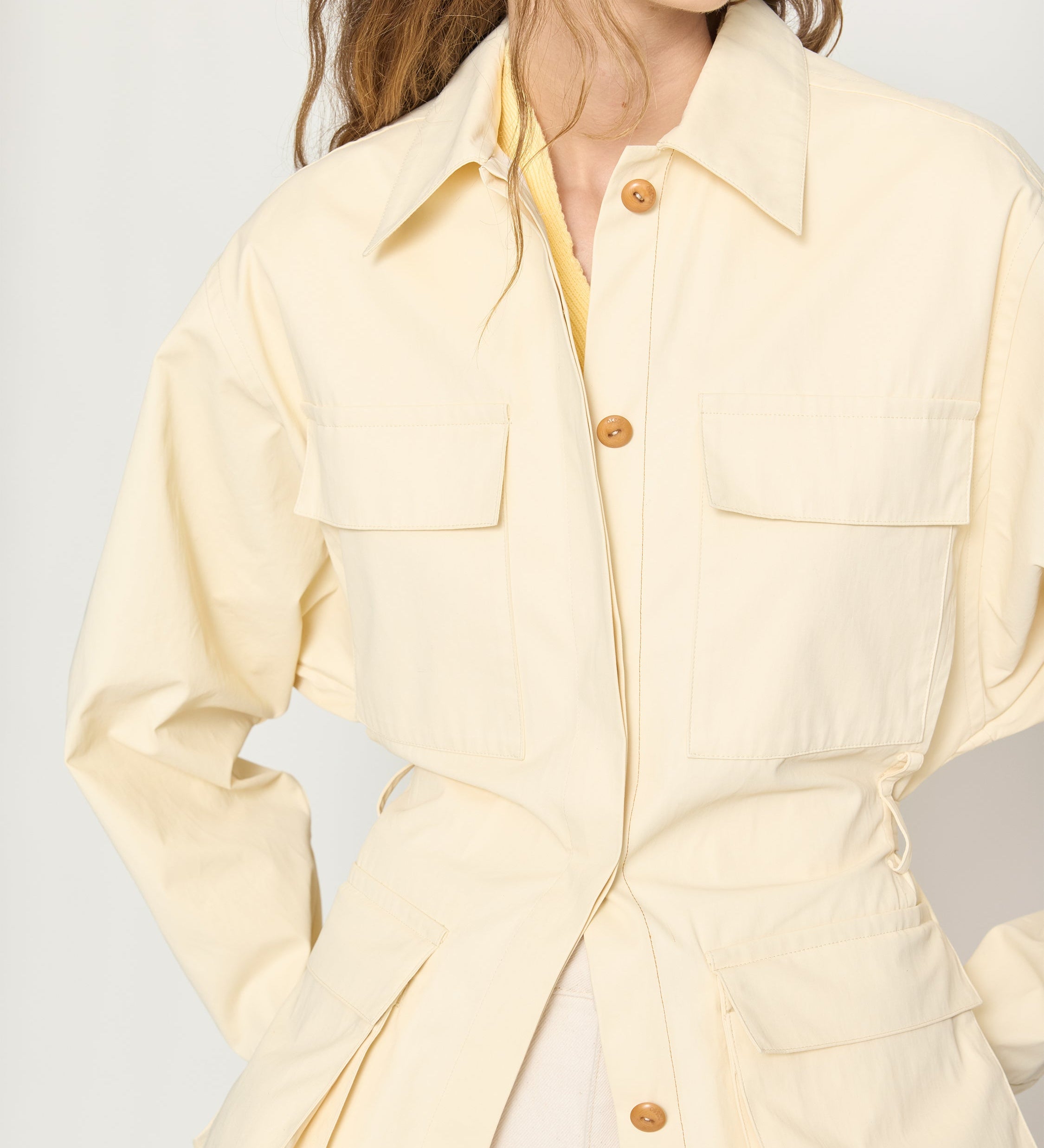 OSSOU - Field Jacket in Butter
