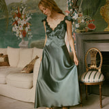 DOEN - FIONA DRESS - - DULAC GREEN