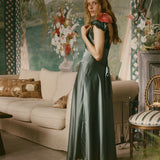 DOEN - FIONA DRESS - - DULAC GREEN