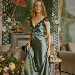 DOEN - FIONA DRESS - - DULAC GREEN