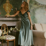 DOEN - FIONA DRESS - - DULAC GREEN