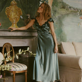 DOEN - FIONA DRESS - - DULAC GREEN