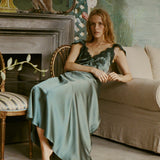 DOEN - FIONA DRESS - - DULAC GREEN