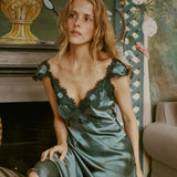 DOEN - FIONA DRESS - - DULAC GREEN