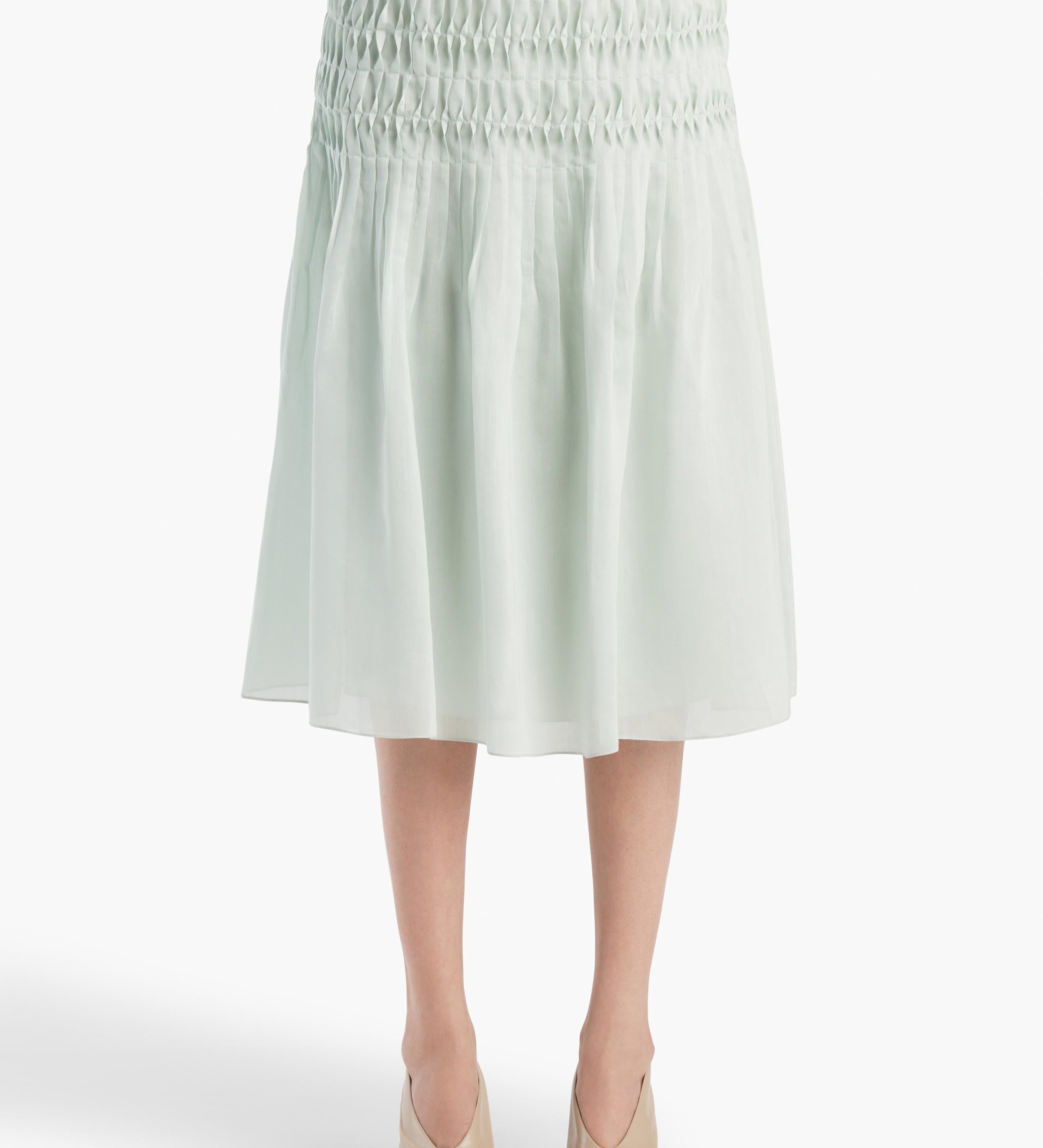 Khaite - Florence Skirt in Ice Green