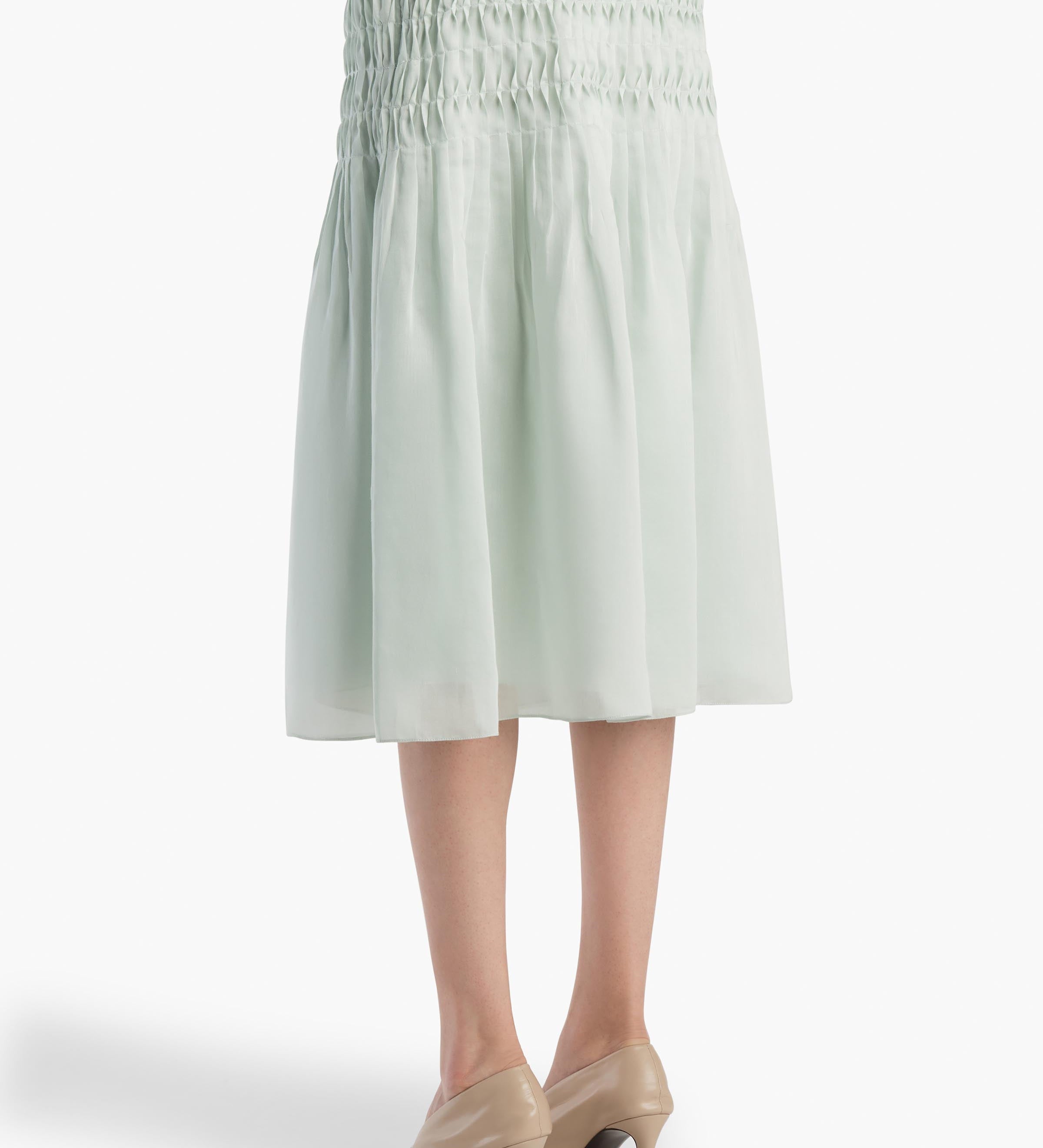 Khaite - Florence Skirt in Ice Green