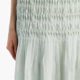Khaite - Florence Skirt in Ice Green