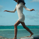 DÔEN - FLORINA DRESS -- PEARL