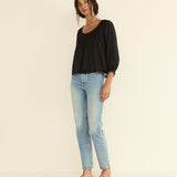 DOEN - FLORINE TOP - - BLACK