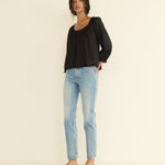 DOEN - FLORINE TOP - - BLACK