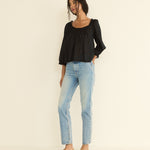 DOEN - FLORINE TOP - - BLACK