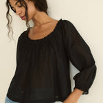 DOEN - FLORINE TOP - - BLACK