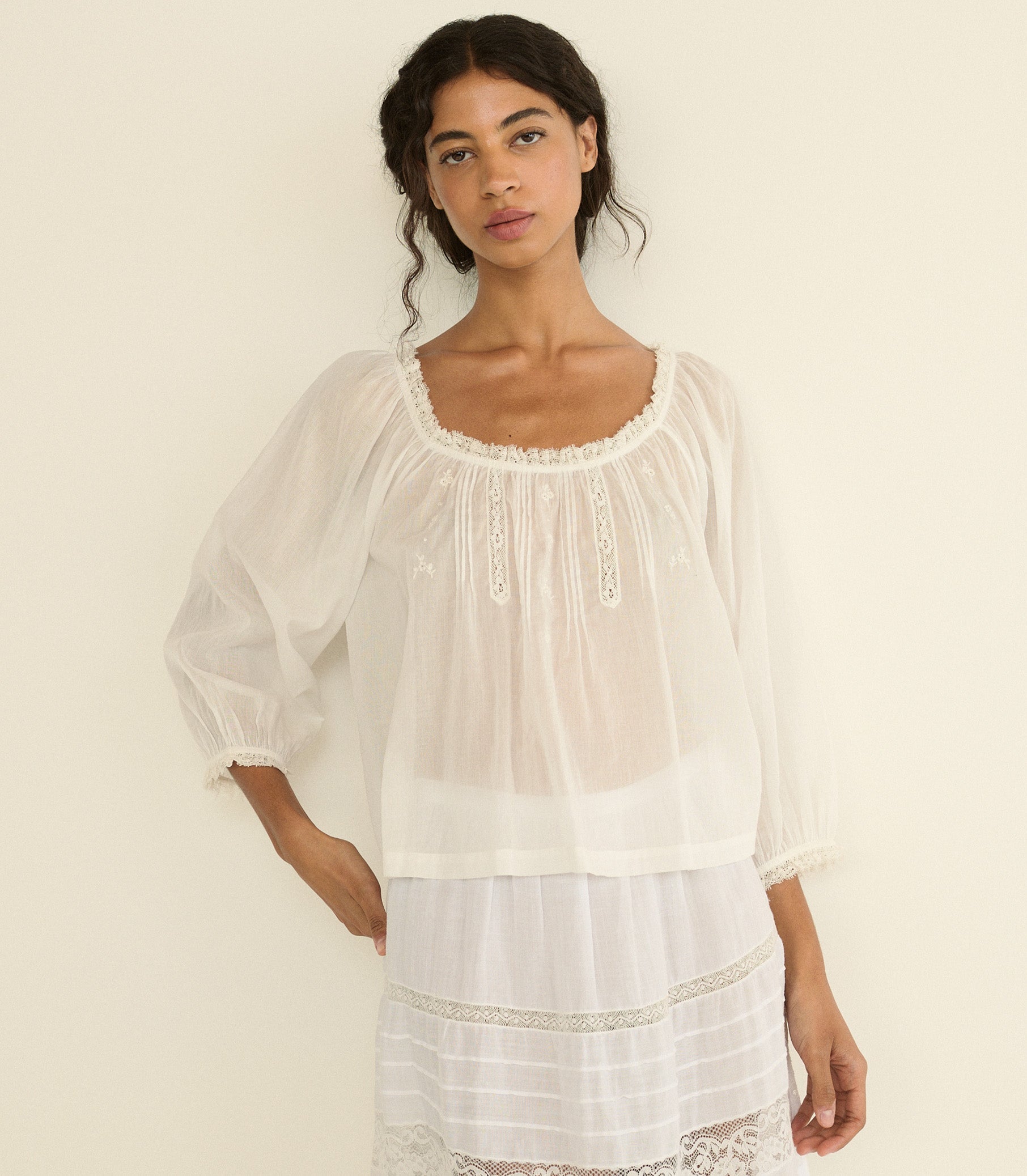 DOEN - FLORINE TOP - - SALT