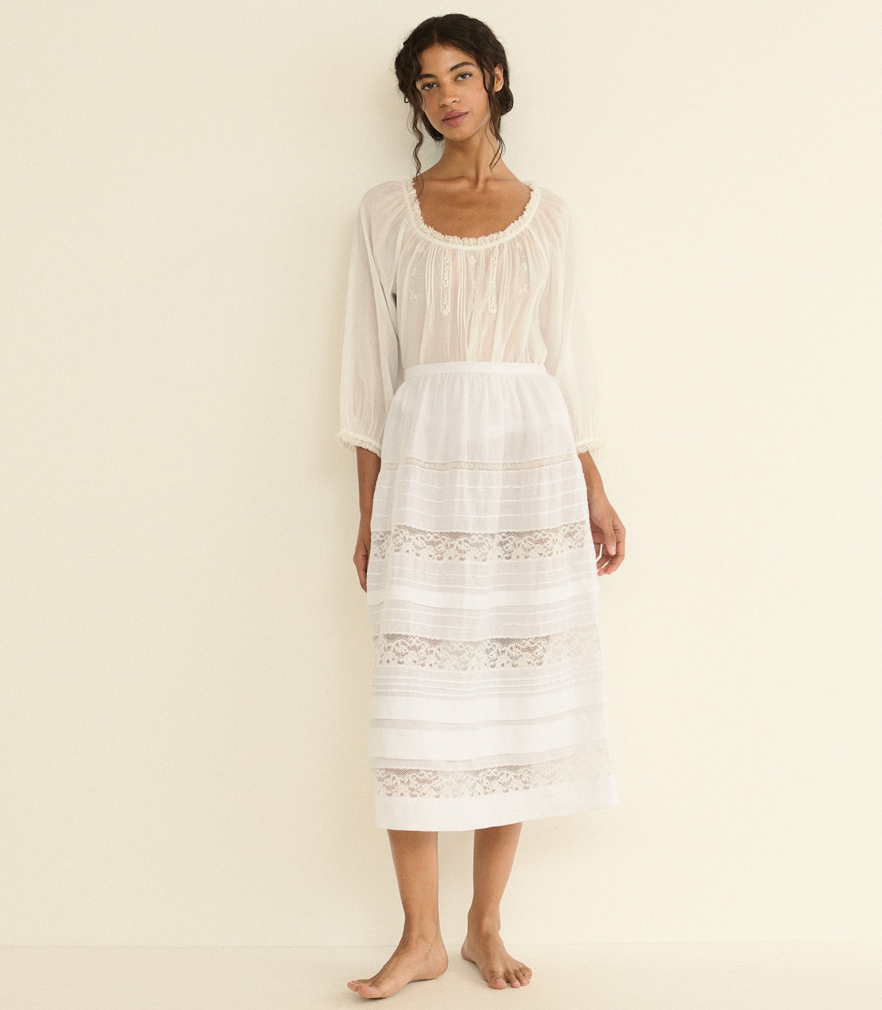 DOEN - FLORINE TOP - - SALT