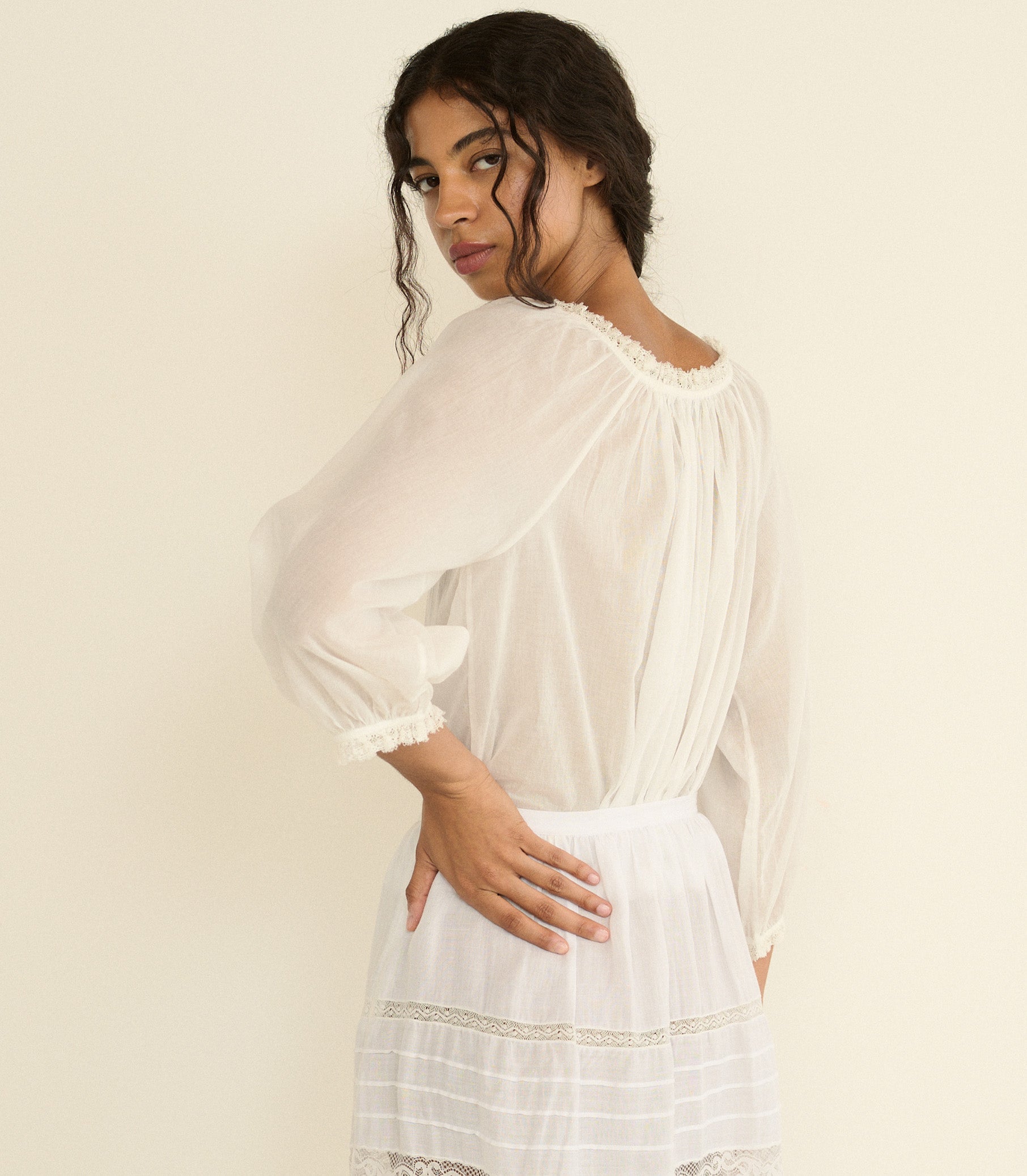DOEN - FLORINE TOP - - SALT