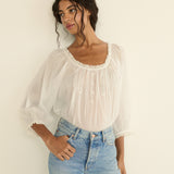 DOEN - FLORINE TOP - - SALT