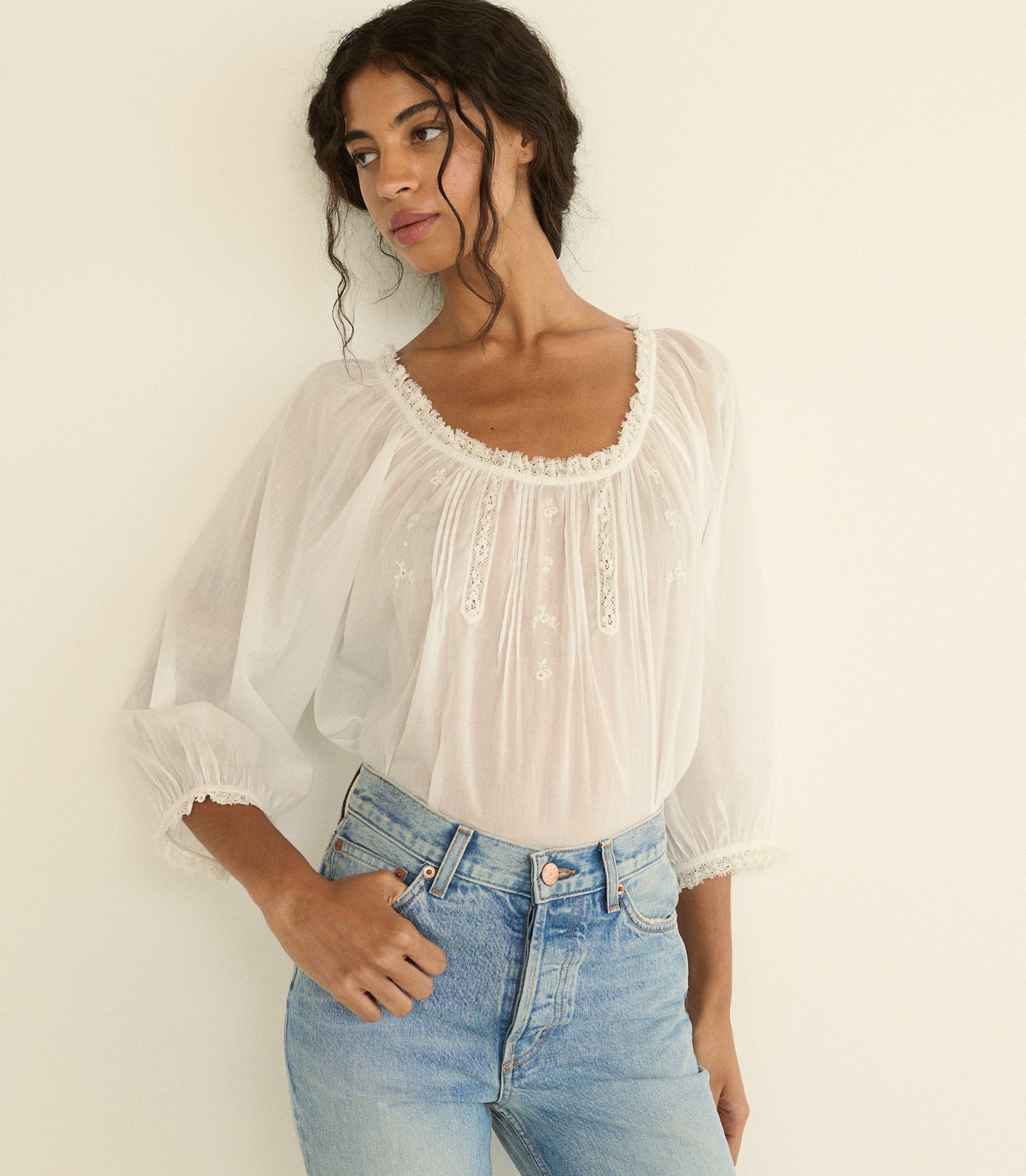 DOEN - FLORINE TOP - - SALT