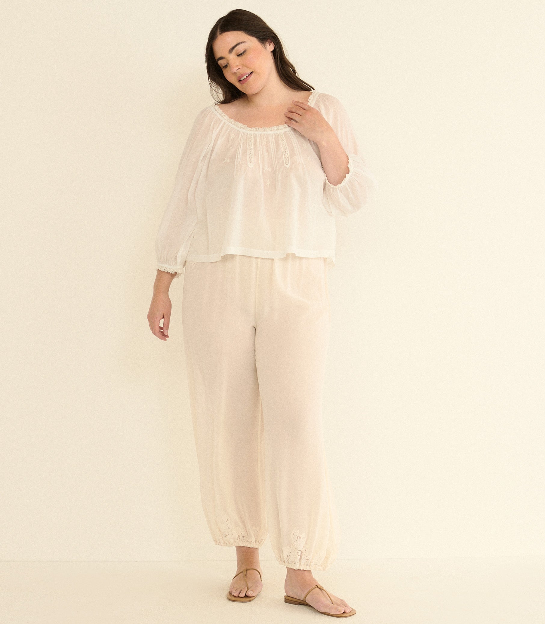 DOEN - FLORINE TOP - - SALT