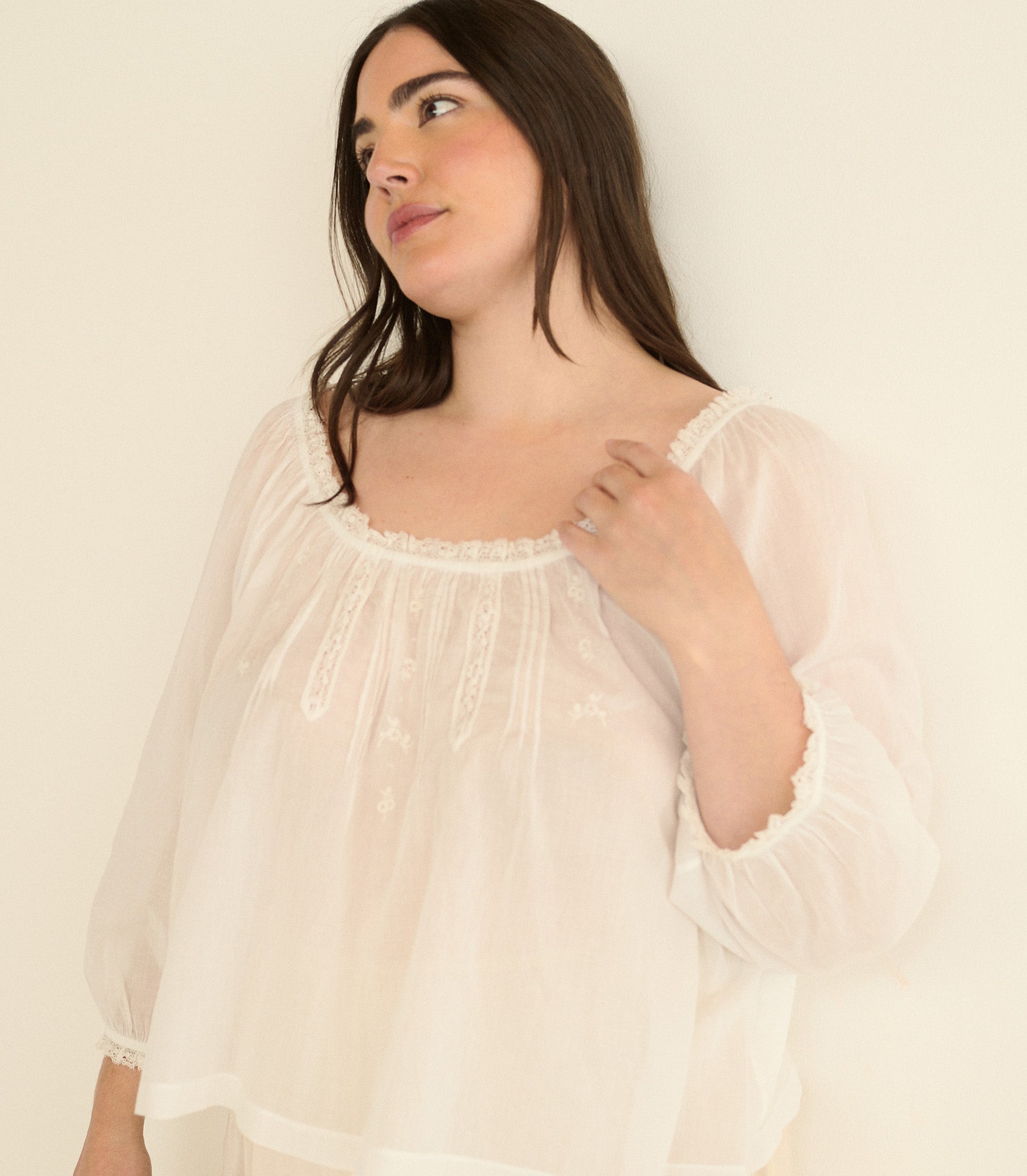 DOEN - FLORINE TOP - - SALT