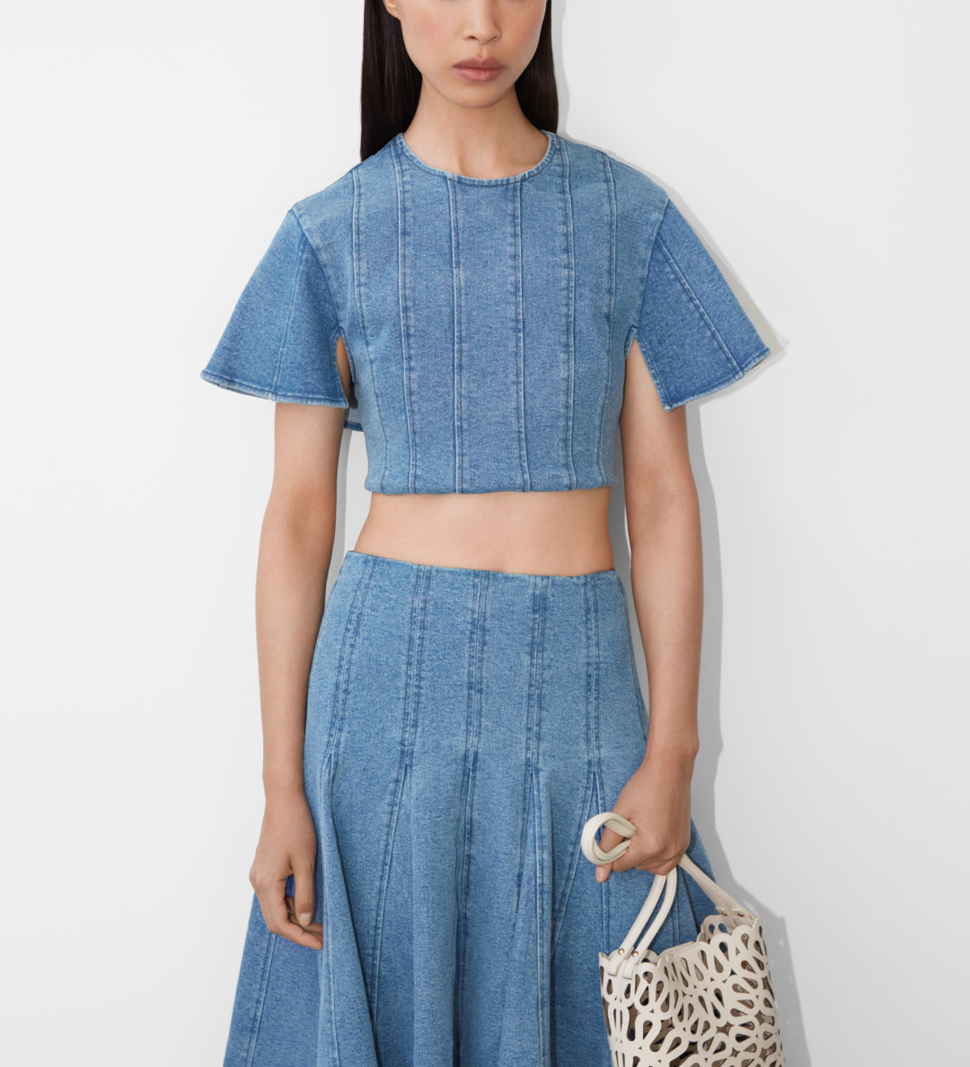 Simkhai - Kolby Structured Denim Top