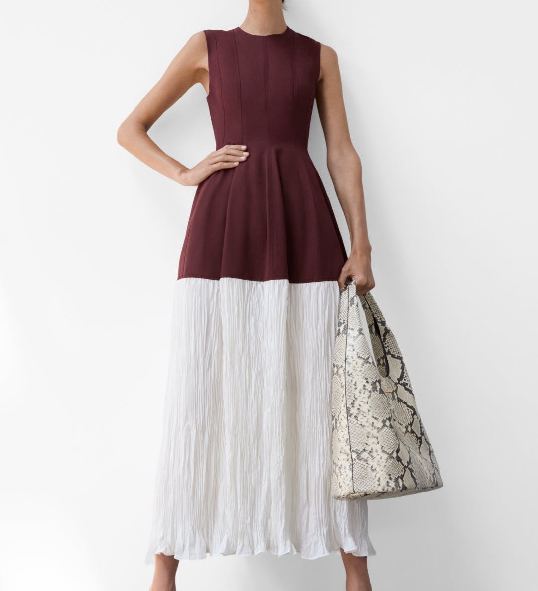 Simkhai - Raleigh Pleated Midi Dress