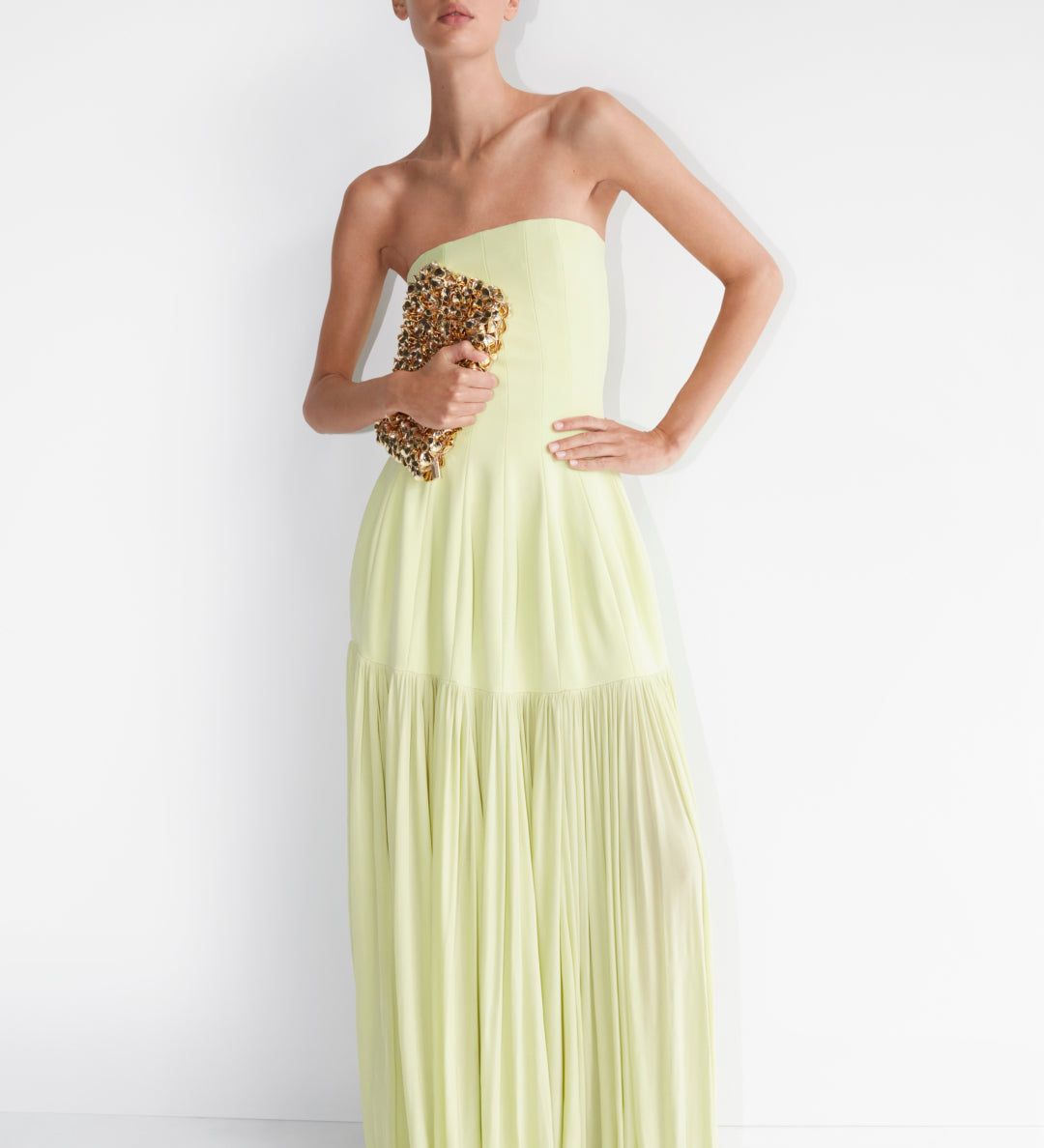 Simkhai - Sandrine Draped Jersey Bustier Midi Dress