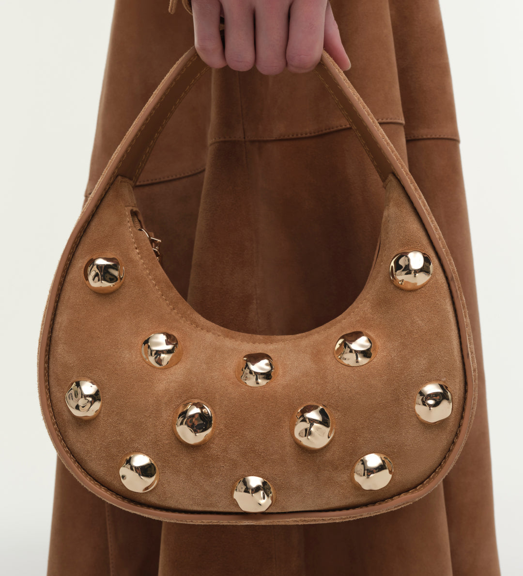 Simkhai - Finn Studded Suede Shoulder Bag