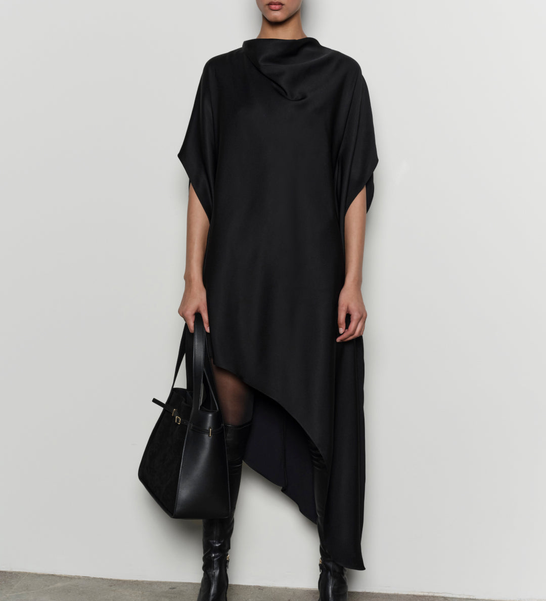 Simkhai - Sadia Satin Mini Cape Dress