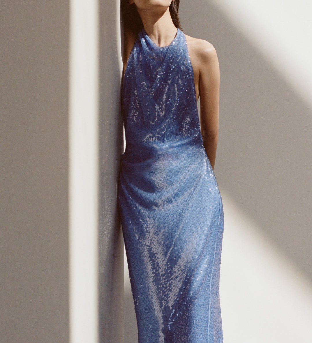Simkhai - Reannon Draped Sequin Gown