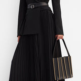 Simkhai - Alexandra Pleated Blazer Midi Dress