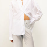 FRAME - The Seersucker Modernist Trouser -- Light Chambray Multi