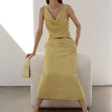 Simkhai - Bridger Suede Halter Midi Dress